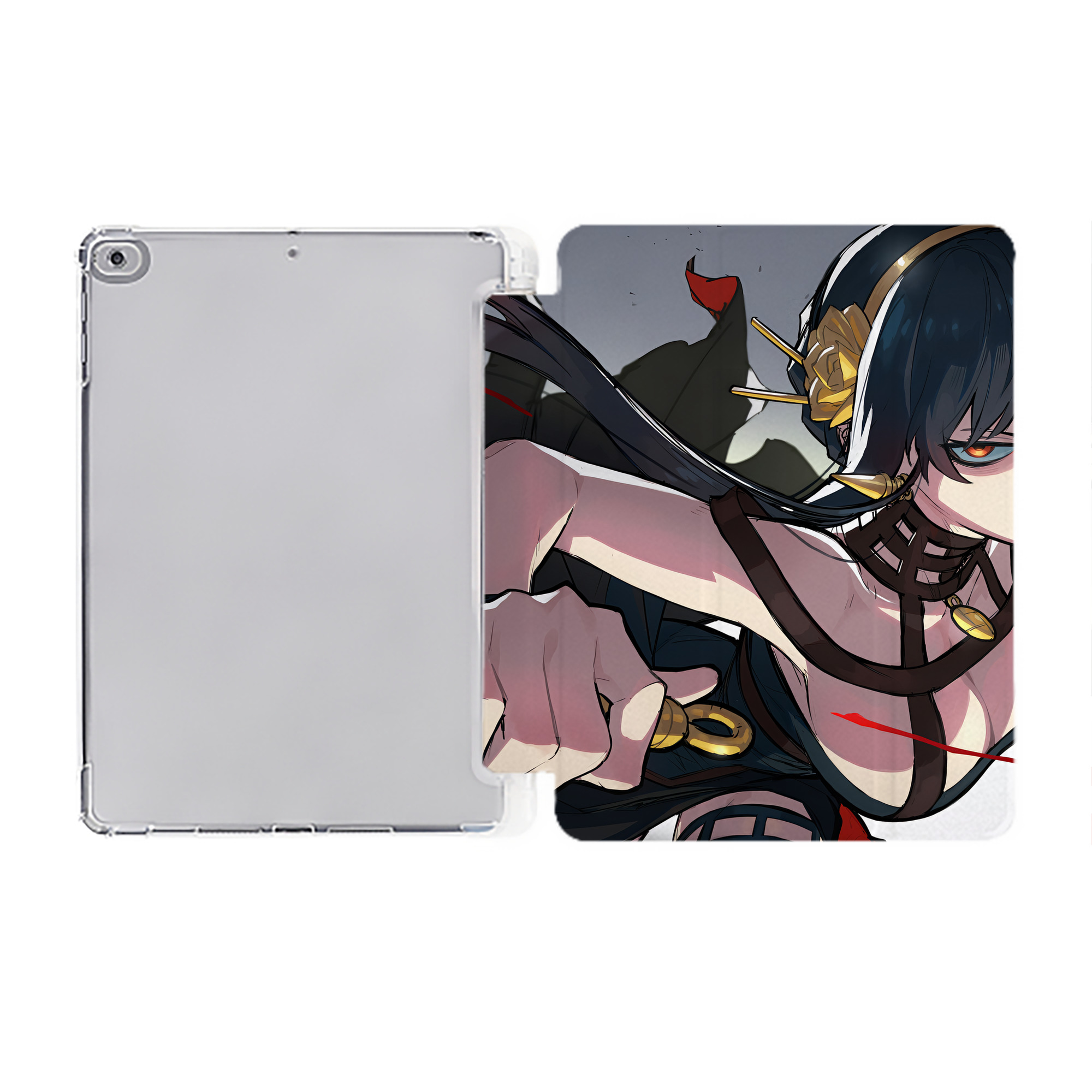 （画像用） SPY×FAMILY间谍家家酒 IPad ケース ペン収納付き 三つ折りスタンド PUレザー×シリコン 対応機種9.5/10.5/10.9インチ